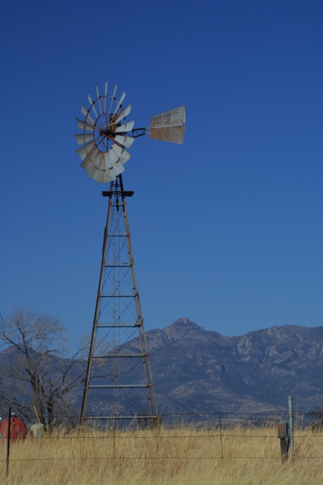 a rancher's windmill